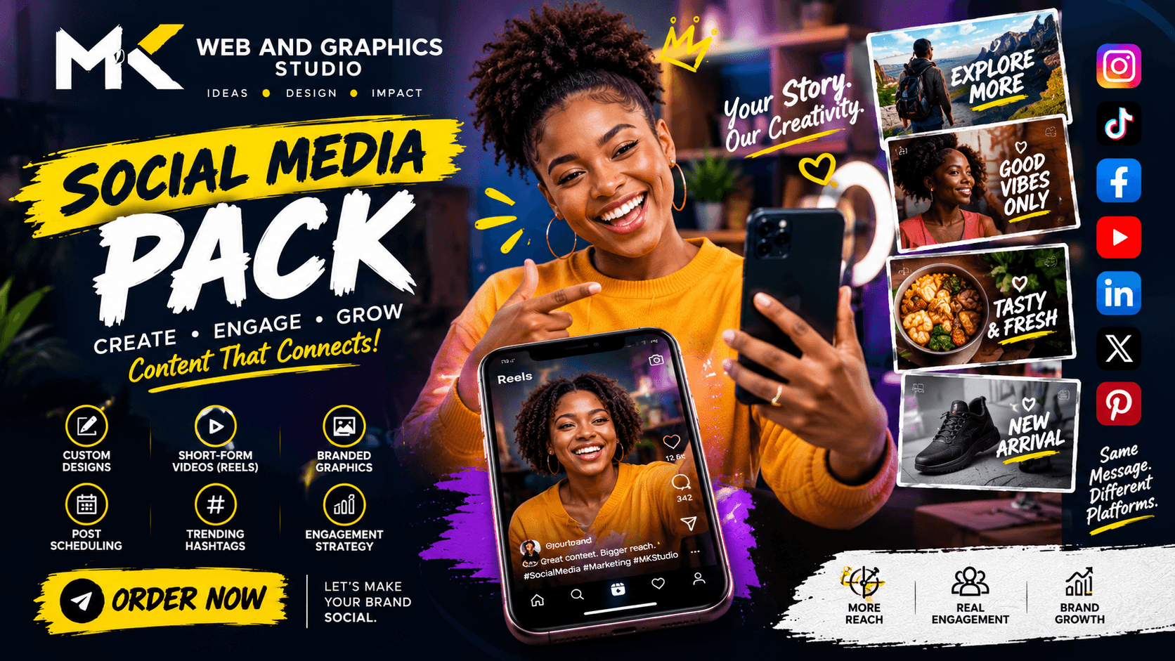 Social media design pack